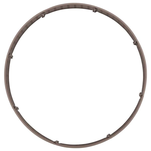 vidaXL Julgranskrage brun Ø65x23 cm plast