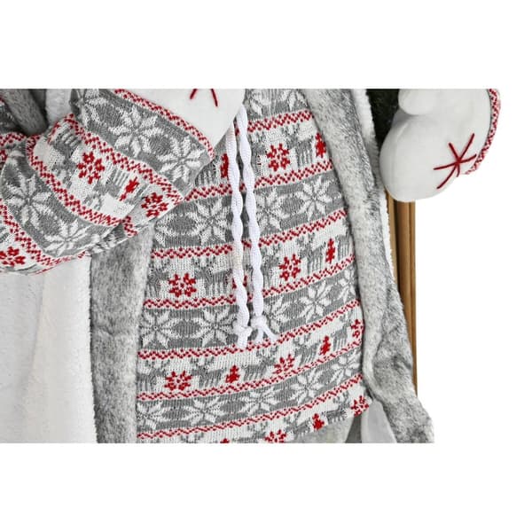 Julgranskula DKD Home Decor Tomte Grå PVC Trä 60 x 50 x 124 cm