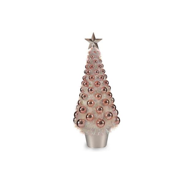 Julgran Krist+ 18CH309/IRIDESCENT Rosa polypropen Plast Regnbågsskimrande 21,5 x 51 x 21,5 cm