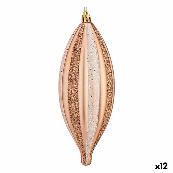 Juldekorationer Krist+ 00904 Koppar PVC Avlång 3 x 3 x 18 cm (12 antal)