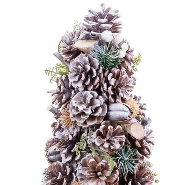 Julgran Multicolour Plast Foam Ananas 18 x 18 x 30 cm