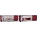 Miniatyrbild 5 av 5: Jul-ljusstake Home ESPRIT Vit Röd 40 X 9 X 13,5 cm (5 Delar) (2 antal)