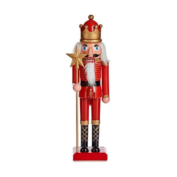 Dekorativ figur Rød Nøddeknækker 21,5 x 81 x 16 cm Plastik