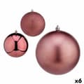 Miniatyrbillede 1 af 2: Sæt med julekugler Krist+ 00798 Pink Plastik Ø 12 cm (6 enheder)