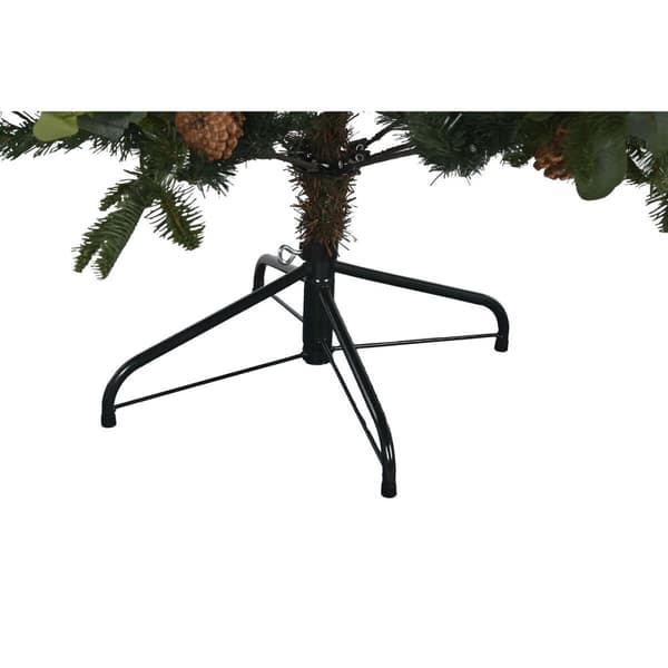 Juletræ Home ESPRIT Rød Grøn PVC Metal 115 x 115 x 180 cm