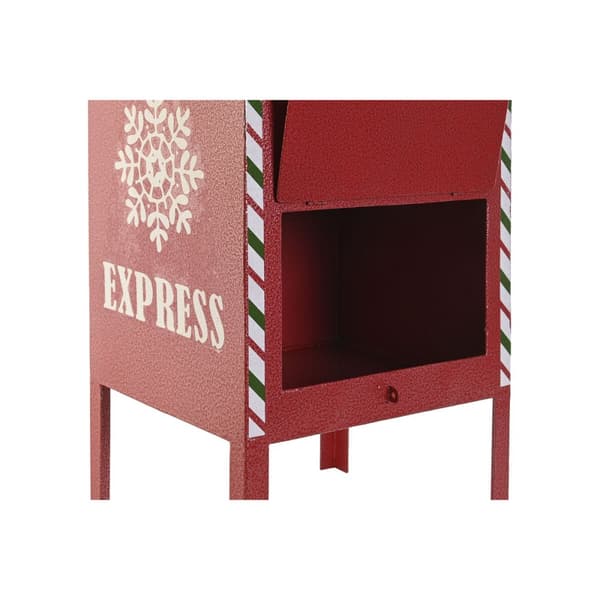 Joulukuusenpallo DKD Home Decor Keltainen Valkoinen Musta Punainen Postilaatikko 28,5 x 26,5 x 52 cm