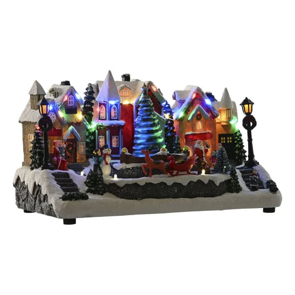 Joulukuusenpallo Home ESPRIT Monivärinen Musikaalinen 32 X 18,5 X 19 cm