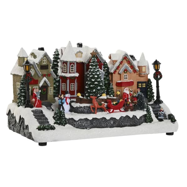 Joulukuusenpallo Home ESPRIT Monivärinen Musikaalinen 32 X 18,5 X 19 cm