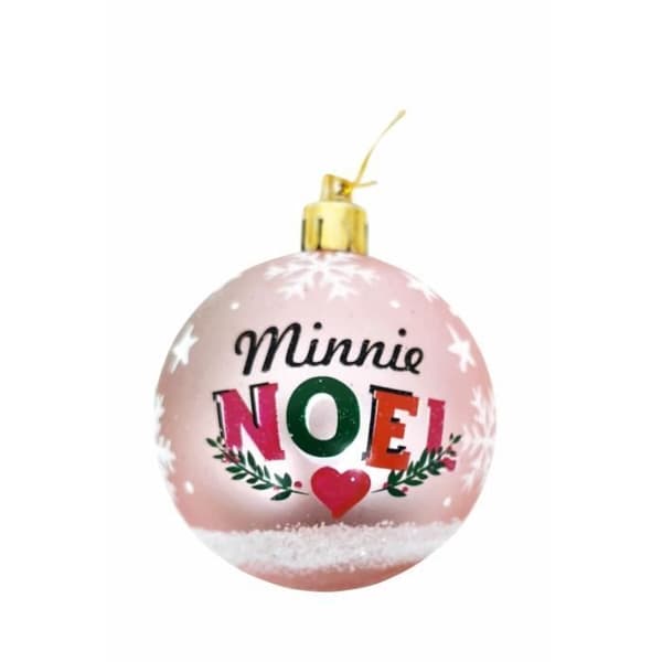 julkula minnie mouse lucky 10 enheter rosa plast (ø 6 cm)