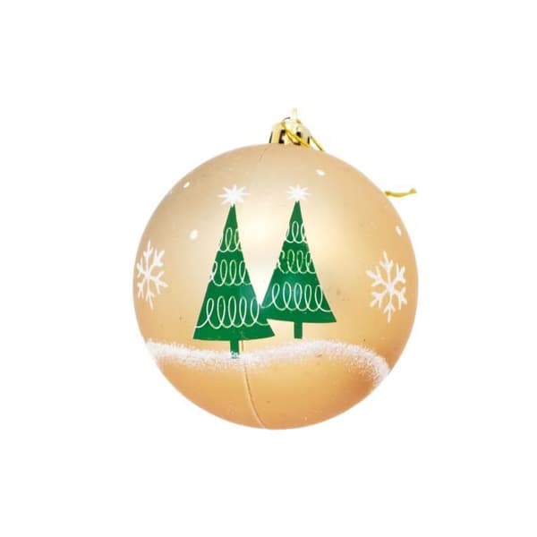 Julgranskulor - DISNEY - Musse - Set om 6 - Diameter 8 cm - Handdekorerad plast