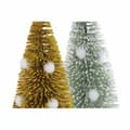 Miniatyrbild 2 av 3: Julgran DKD Home Decor Polyester Trä Tofs (2 pcs) (7 x 7 x 17 cm)