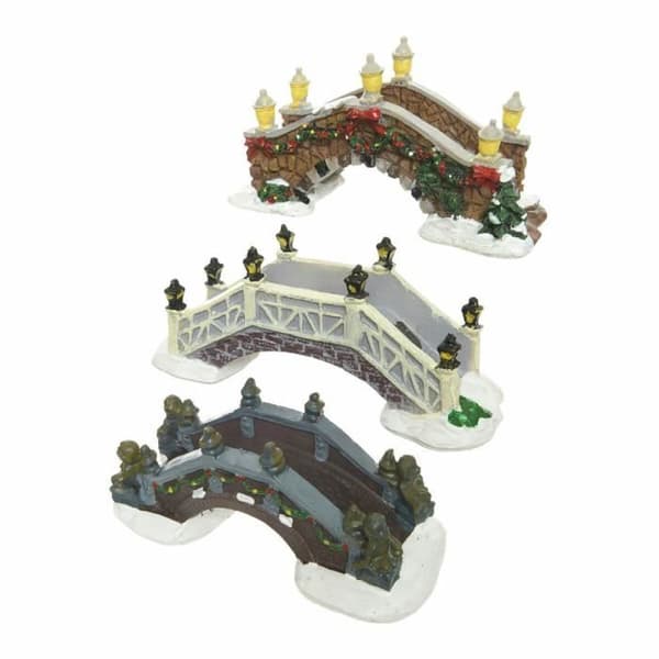 juldekorationer 488502 bro polyresin 5,5 x 13 x 5,5 cm