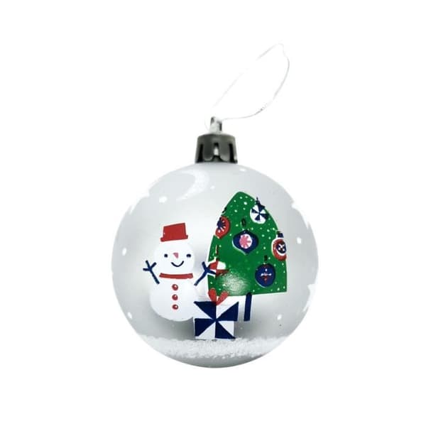 ARDITEX PP14018 Set med 6 julgranskulor diameter 8cm från EONE-Peppa Pig