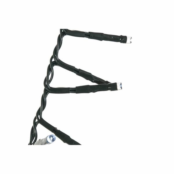 LED-valokranssi DKD Home Decor Valkoinen PVC (1000 x 3 x 3 cm)