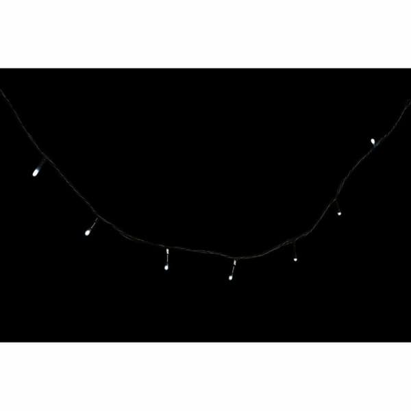 LED-valokranssi DKD Home Decor Valkoinen PVC (1000 x 3 x 3 cm)