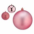 Miniatyrbillede 2 af 2: Sæt med julekugler Krist+ 00810 Pink Plastik (6 enheder)