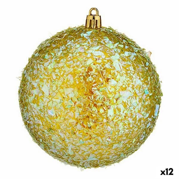 Sæt med julekugler Krist+ 00989-4 Grøn (12 enheder)