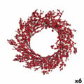 Miniatyrbillede 1 af 2: Adventskrans Rød Plastik 48 x 10 x 48 cm (6 enheder)