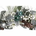 Pikkukuva 2 / 4: Joulukranssi DKD Home Decor Sininen Hopeinen PVC 60 x 60 x 12 cm
