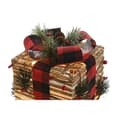 Miniatyrbillede 2 af 4: Julepynt DKD Home Decor Rød Natur 25 x 25 x 25 cm (3 Dele)