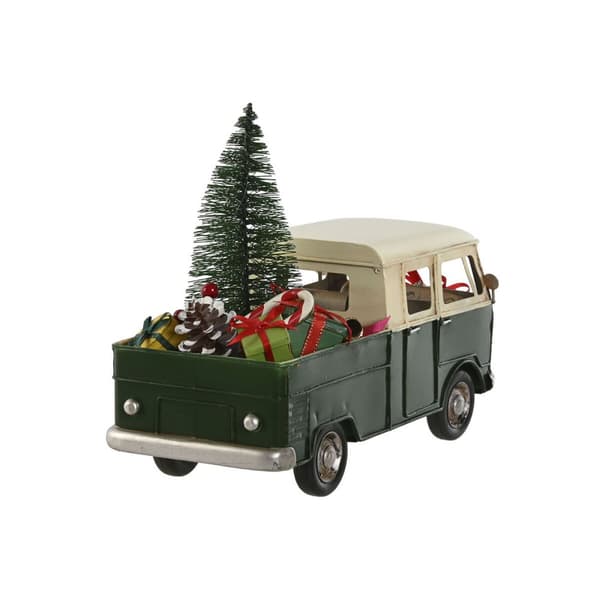 Julepynt Home ESPRIT Rød Grøn 26,5 x 12 x 19 cm (2 enheder)