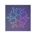 Miniatyrbillede 1 af 2: Julepynt Lifetime RGB Snefnug 50 x 43 cm LED RGB