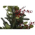 Miniatyrbillede 3 af 6: Juletræ Home ESPRIT Rød Grøn PVC Metal 115 x 115 x 180 cm
