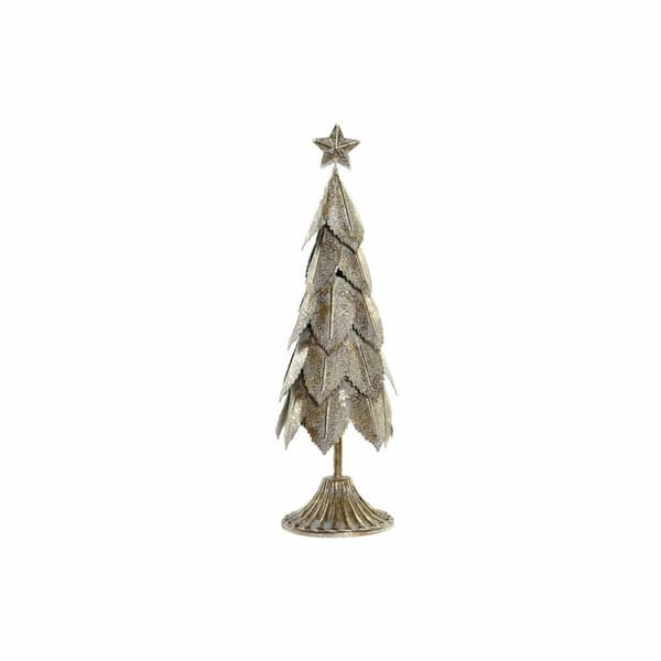 Joulukuusenpallo DKD Home Decor Puut Metalli (12 x 12 x 37 cm)