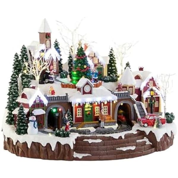 Festdekoration - DKD HEMINREDNING - Jul - Flerfärgad - Res - 47 x 33 x 35 cm