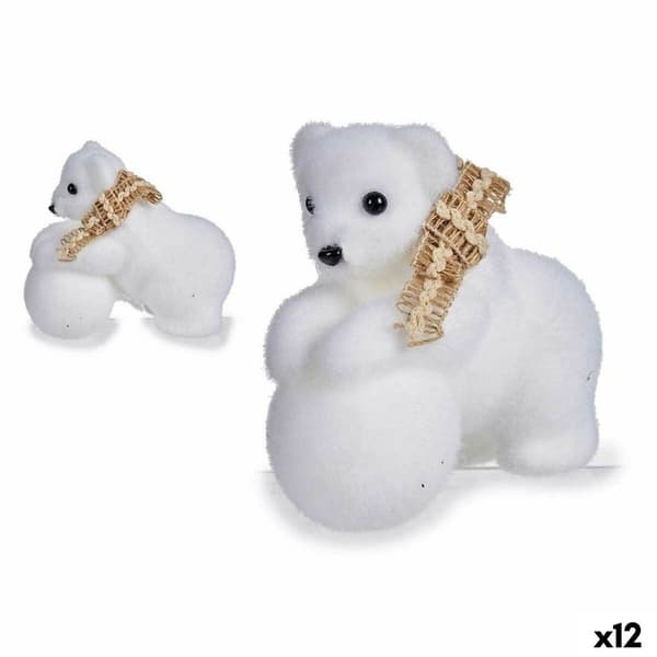 Julekule Krist+ K19121228 Hvit 8 x 11 x 14 cm (12 enheter)