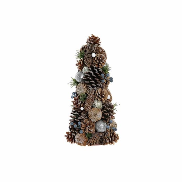 Julgran DKD Home Decor Ananas Snöfall PVC (19 x 19 x 38 cm)
