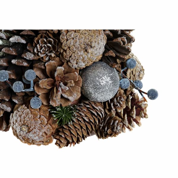 Juletræ DKD Home Decor Ananas snefald PVC (19 x 19 x 38 cm)