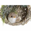 Miniatyrbild 2 av 3: Julgranskula DKD Home Decor Polyester Rattan (14 x 11 x 15 cm) (2 antal)