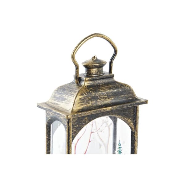 Koristevalot DKD Home Decor Joulu Musta Kullattu (7 x 4 x 13,5 cm) (3 osaa)