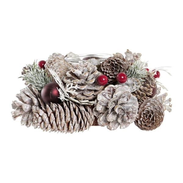 Julelysholder DKD Home Decor (19 x 19 x 9 cm)