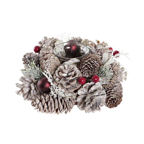 Julelysholder DKD Home Decor (19 x 19 x 9 cm)