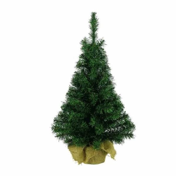 Julgran - Mini - 35cm - Grön - Jute - Inomhus