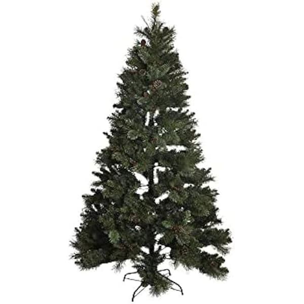 Julgran - DKD HEMINREDNING - PVC - LED - 135 x 135 x 225 cm