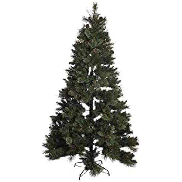 LED julgran DKD Heminredning PVC 100 x 100 x 150 cm - Flerfärgad - Festlig dekoration