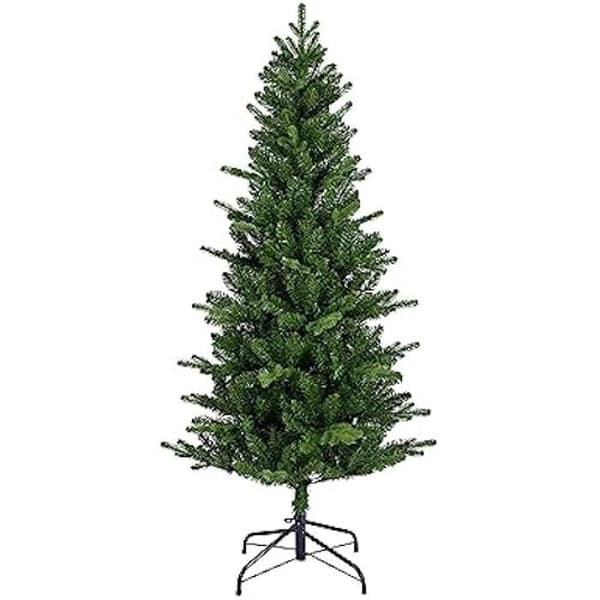 Julgran - LUMINEO - Grön - 180 cm - Flamskyddad PVC - Stabil metallbas