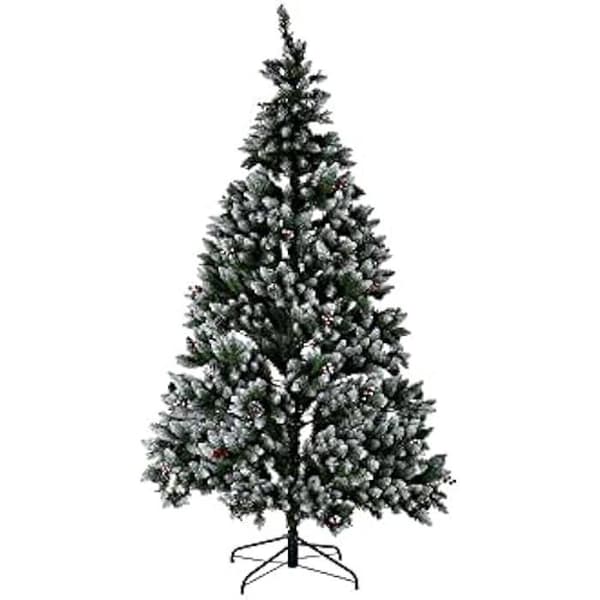 Julgran - DKD HEMINNREDNING - PVC LED - 210 cm - Vit - Inomhus