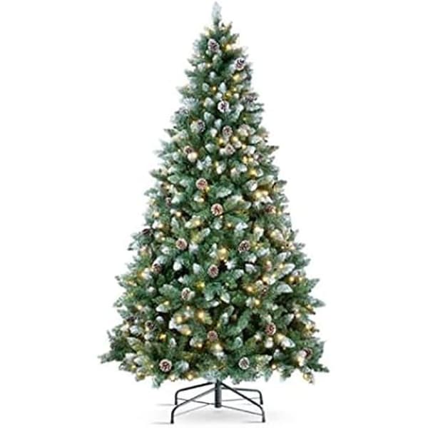 Julgran - DKD HEMINNREDNING - Standard - Grön - Metall och polyeten - 150 cm