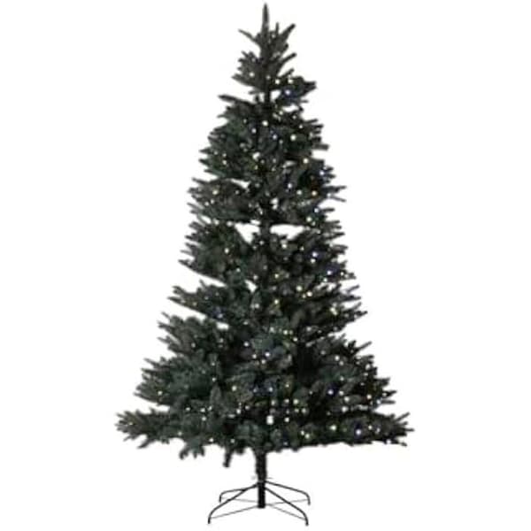 Julgran - HOME ESPRIT - Grön - 240 cm - Polyeten - Flerfärgad