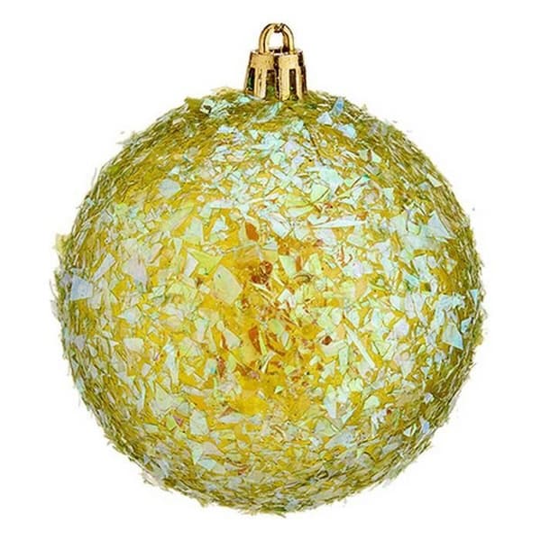 julkulor ø 8 cm grön plast 8 x 9 x 8 cm