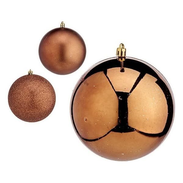 julkulor ø 12 cm brun plast 12 x 13 x 12 cm