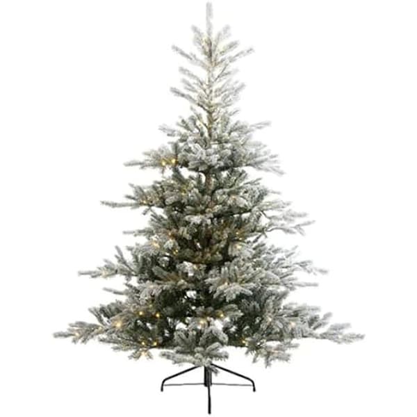 Julgran - DECORIS - Snowy Grandis - 550 LED-lampor - Varmvit - 210 cm