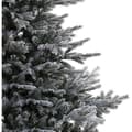 Miniatyrbild 2 av 4: KAEMINGK Grandis fördekorerad julgran - 180cm - PVC/PE/metall - Frostad och snöig finish
