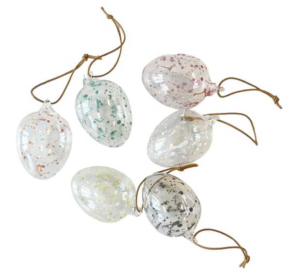 Glasägg Stänk 6 set Cult Design