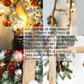 Miniatyrbild 2 av 4: INN julbelysning 2M 20 LED IP65 Vattentät liten färgglad julbelysning String Batteridriven för juldekoration