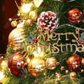 Miniatyrbild 3 av 4: TD® liten julgran för hem och kontor, mini juldekorationer, presentarrangemang, stora kreativa prydnader